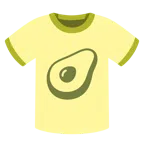 camiseta + abacate