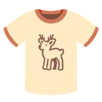 camiseta + cervo