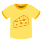 camiseta + queijo