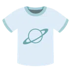 camiseta + planeta com anéis