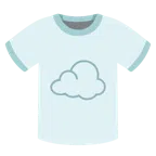 camiseta + nuvem