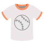 camiseta + bola de beisebol