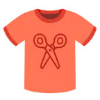 camiseta + tesoura