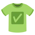 camiseta + marca de seleção branca