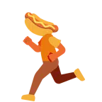 scarpa sportiva + hot dog