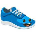 scarpa sportiva + faccina con un gran sorriso