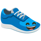scarpa sportiva + faccina con sorriso e occhi sorridenti