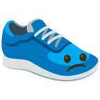 scarpa sportiva + faccina confusa