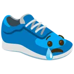 scarpa sportiva + faccina che piange