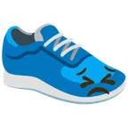scarpa sportiva + faccina perseverante