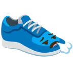 scarpa sportiva + faccina che espira