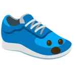 scarpa sportiva + faccina con bocca aperta
