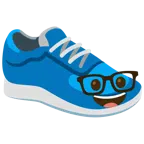 scarpa sportiva + faccina nerd