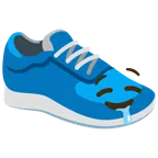 scarpa sportiva + faccina che sbava