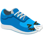 scarpa sportiva + faccina che starnutisce