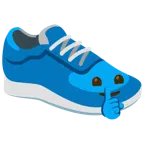 scarpa sportiva + faccina che zittisce