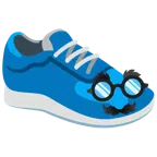 scarpa sportiva + faccina travestita
