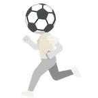 scarpa sportiva + pallone da calcio