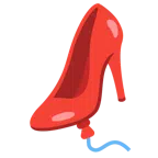 scarpa con il tacco + palloncino