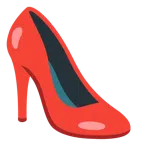 scarpa con il tacco + uccello