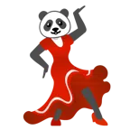 scarpa con il tacco + panda
