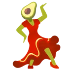 scarpa con il tacco + avocado