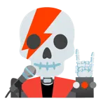 calavera + micrófono
