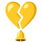 corazón roto + campana