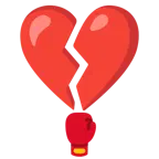 corazón roto + guante de boxeo