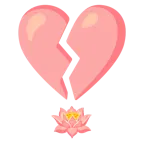 corazón roto + loto