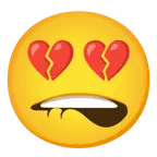 corazón roto + labio mordido