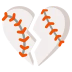 corazón roto + béisbol