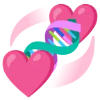corazones giratorios + adn