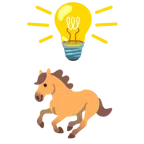 lâmpada + cavalo