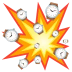 Zusammenstoß + Armbanduhr