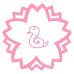 Blumenstempel + Schlange