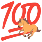 100 Punkte + Pferd