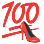 100 Punkte + Stöckelschuh