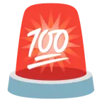 100 Punkte + Polizeilicht
