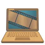 computer portatile + pellicola cinematografica