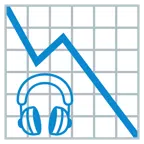 grafico con andamento negativo + cuffie