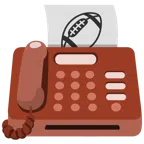 fax + football americano