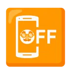 Mobiltelefon aus + verkleidet