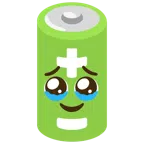 batteria + faccina che trattiene le lacrime