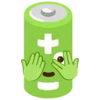 batteria + faccina che sbircia tra le dita