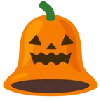 Glocke + Halloweenkürbis