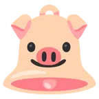 Glocke + Schweinegesicht