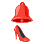 Glocke + Stöckelschuh
