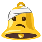 Glocke + Gesicht mit Kopfverband