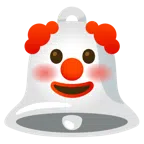 Glocke + Clown-Gesicht